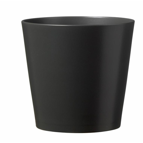 Visuel 1 du produit Cache-pot coloris anthracite Dallas Orchidée - Ø 13 cm