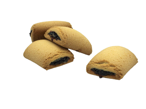 Visuel 1 du produit Biscuit sablé fourré à la myrtille bio Belledonne mini croc vrac - 3 kg