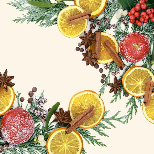 Visuel 1 du produit 20 serviettes 3 plis Fragrance Xmas - 33 x 33 cm