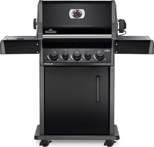 Visuel 2 du produit Barbecue Rogue avec 3 brûleurs et réchaud latéral coloris noir Napoleon - 130 x 64 x 122 cm