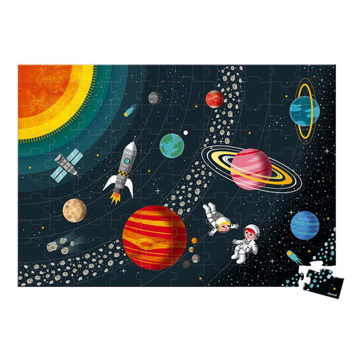 Visuel 1 du produit Puzzle éducatif système solaire Janod- 70 x 49 cm