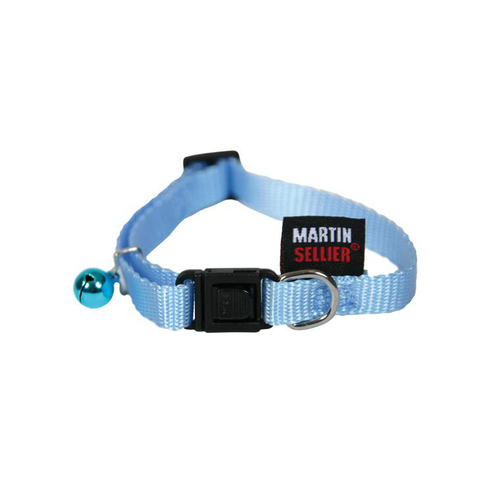 Visuel 1 du produit Collier pour chat en nylon bleu ciel