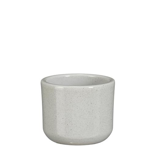 Visuel 1 du produit Pot rond coloris gris en céramique Fedor Mica Decorations - 7 x Ø 7 cm