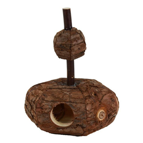 Visuel 1 du produit Tunnel en bois pour rongeurs 14x12xH17 cm