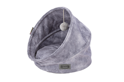 Visuel 3 du produit Grotte pour chat gris Kensington Scruffs – Taille 44 x 44 x 48 cm