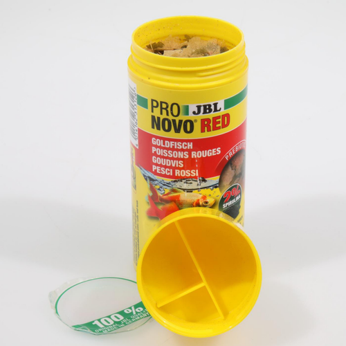 Visuel 2 du produit Aliment en flocons pour poisons rouges JBL Pronovo red flakes M – 250 ml