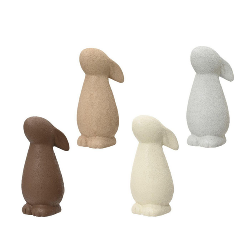 Visuel 1 du produit Lapin décoratif en terre cuite - 6,5 x 5 x 11,5 cm