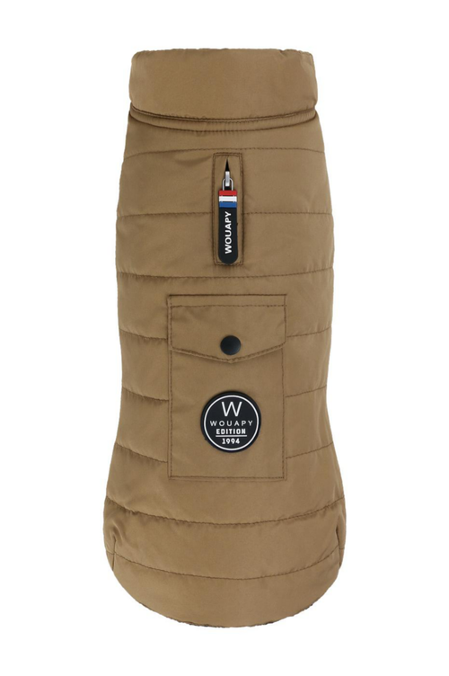 Visuel 1 du produit Doudoune pour chien coloris camel Wouapy - Taille 46