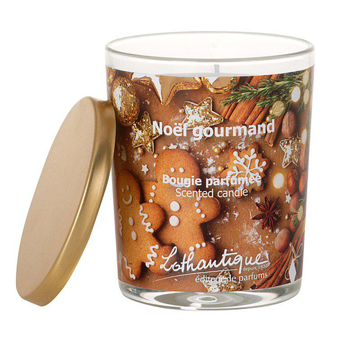 Visuel 1 du produit Bougie parfumée Noël gourmand Senteur et Lumière - 160 g