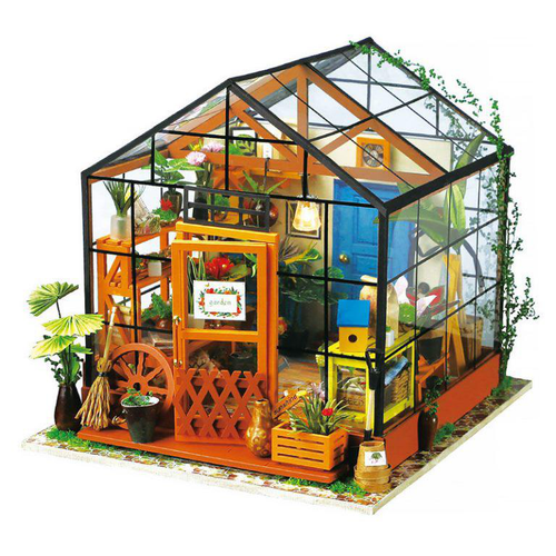Visuel 1 du produit Maison miniature à construire Cathy’s Flower House Rolife - H 27,7 cm