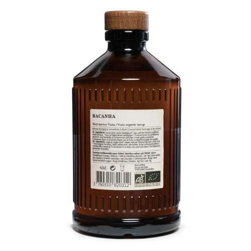 Visuel 2 du produit Sirop de yuzu brut bio Bacanha - 400 ml