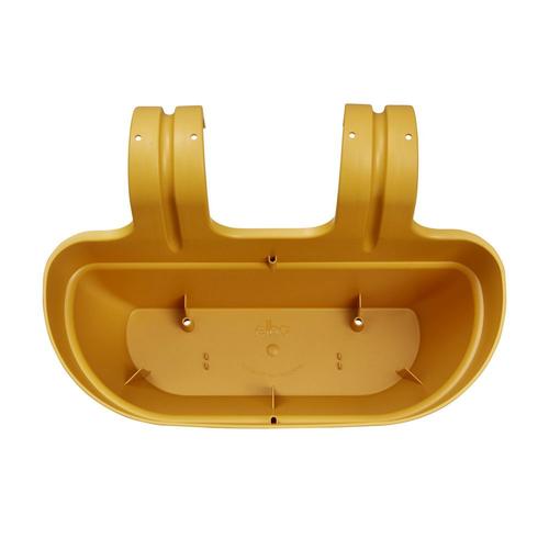Visuel 2 du produit Pot easy hanger en plastique recyclé coloris jaune miel Elho Vibia Campana moyen modèle - 26,5 x 24,1 x 24,1 cm