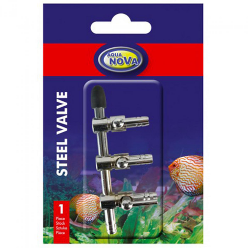 Visuel 1 du produit Robinet à air en acier, 3 sorties - AQUA NOVA