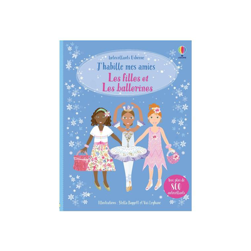 Visuel 1 du produit Livre J'habille mes amies "Les filles et les ballerines", Ed USBORNE