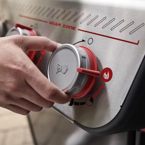 Visuel 4 du produit Barbecue au gaz Spirit EP-435 coloris noir en acier émaillé Weber - 118 x 65 x 13 cm