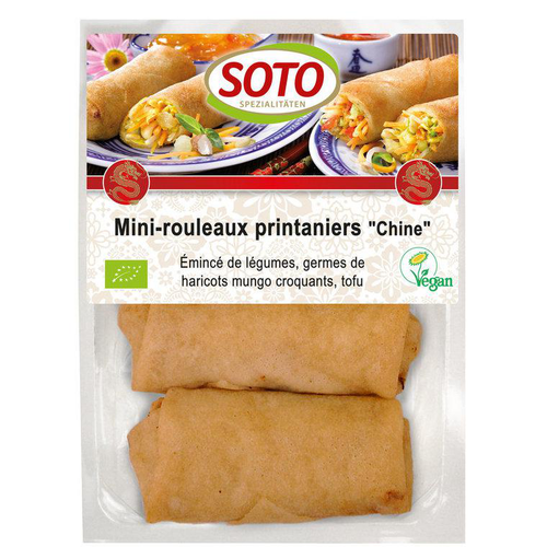 Visuel 2 du produit Mini rouleaux printaniers bio Chine Soto - 200 g