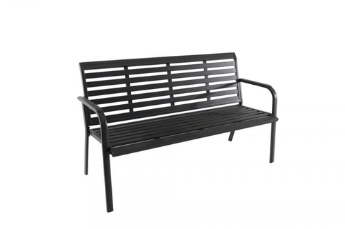 Visuel 1 du produit Banc de jardin 3 places en aluminium, anthracite - CREADOR MARTA