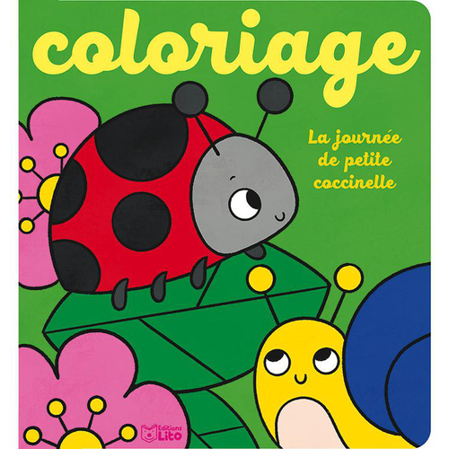 Visuel 1 du produit Coloriage La journée de petite coccinelle. Editions Lito