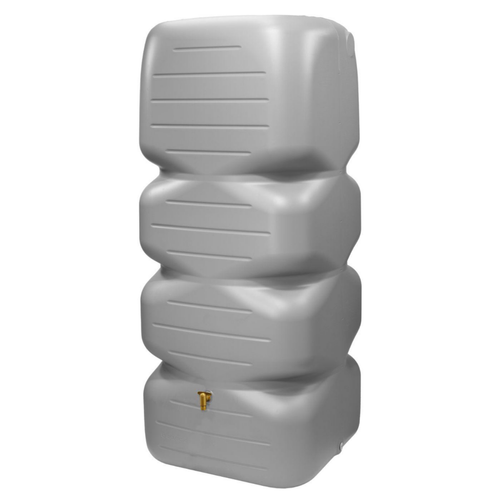 Visuel 2 du produit Récupérateur d’eau avec robinet gris béton Graf Cubus – 1000 L