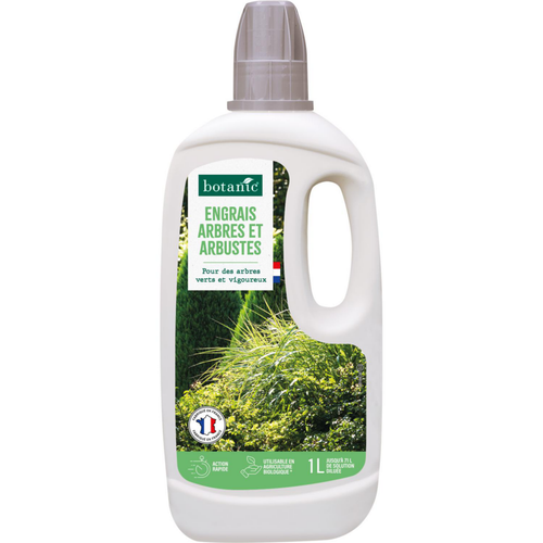 Visuel 1 du produit Engrais arbres, arbustes, conifères et buis en bouteille botanic® - 1L