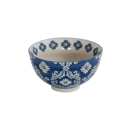 Visuel 2 du produit Coupelles en grès bleu peintes à la main Coffret Almada - 4 x Ø 11 cm