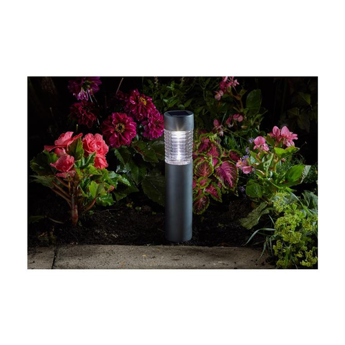 Visuel 1 du produit Borne solaire stella 365 grise Ø 6 x 38 cm