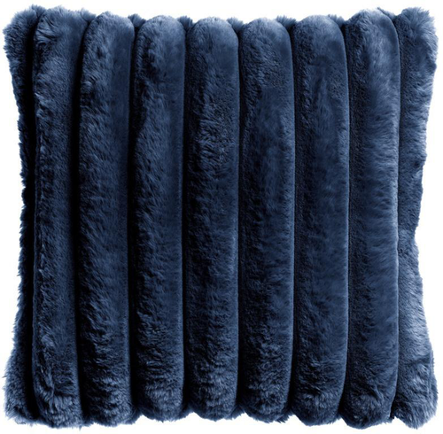 Visuel 1 du produit Coussin bleu marine en polyester Alice - 45 x 45 cm