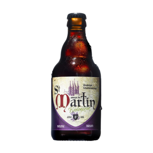 Visuel 1 du produit Bière d'abbaye brune bio St Martin - 33 cl