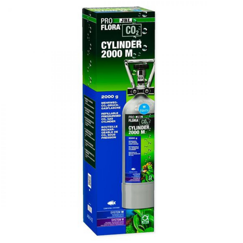 Visuel 1 du produit Bouteille CO2 rechargeable 2kg - JBL ProFlora CO2 Cylinder 2000 M