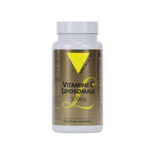 Visuel 1 du produit Complément alimentaire bio Vit’All+ Vitamine C liposomale 500 mg - 60 gélules végétales