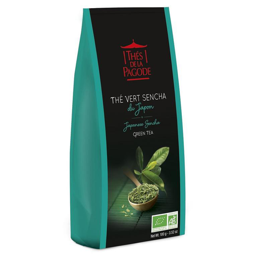 Visuel 1 du produit Gourmet thé vert Sencha du Japon bio - sachet de 100 g