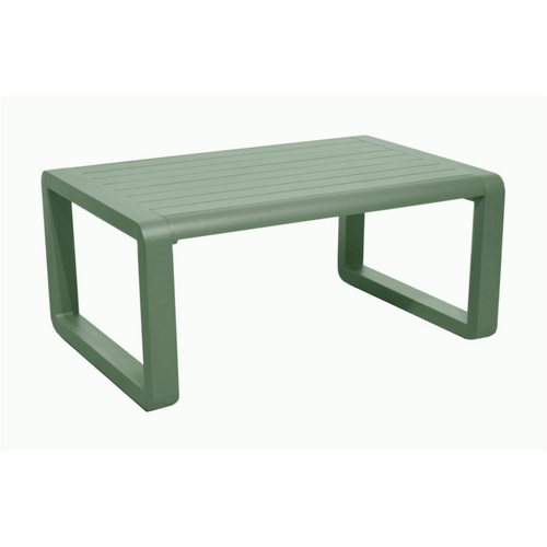 Visuel 1 du produit Table basse Quenza II coloris vert en plastique - 90 x 60 x 41 cm