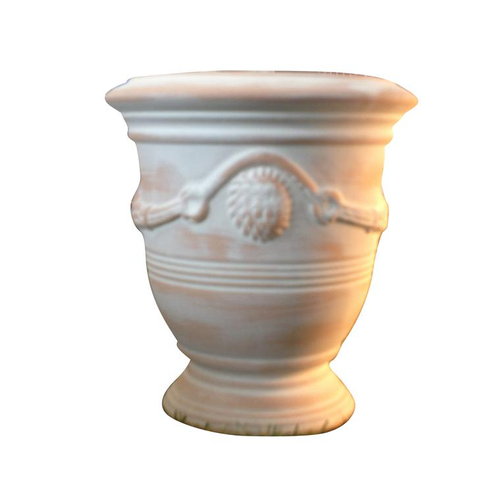 Visuel 1 du produit Vase Anduze cérusé en terre cuite H 14 x Ø 12 cm