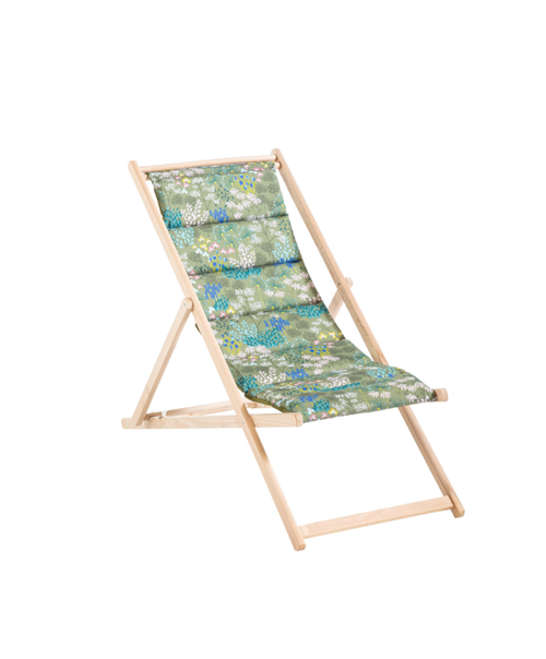 Visuel 1 du produit Chilienne matelassée Serenea en coton Jardin privé - 127 x 56 x 3,5 cm