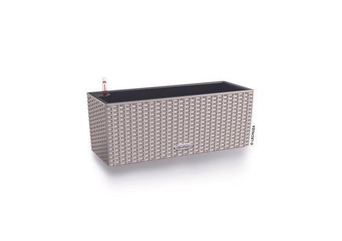 Visuel 1 du produit Jardinière à réservoir d’eau Balconera Color kit complet brun sable - 50 x 19 x 19 cm