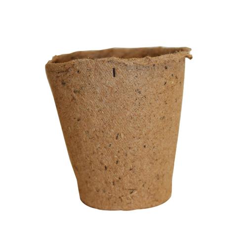 Visuel 1 du produit Godets ronds biodégradables coloris marron - x 36