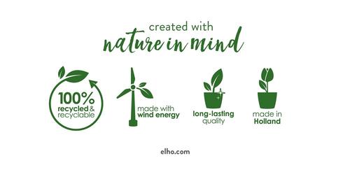 Visuel 9 du produit Jardinière flower bridge en plastique recyclé coloris blanc soie Elho Vibia Campana - 22 x 26 x 39 cm