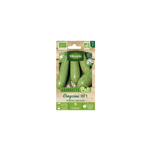 Visuel 1 du produit Courgette Greyzini HF1 Bio Vilmorin - graines à semer