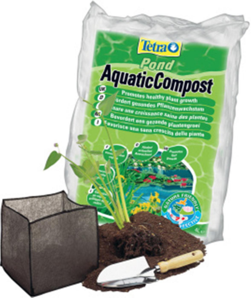 Visuel 1 du produit Compost pour plantes aquatiques coloris marron Tetra Pond Aquatic Compost - 4 L