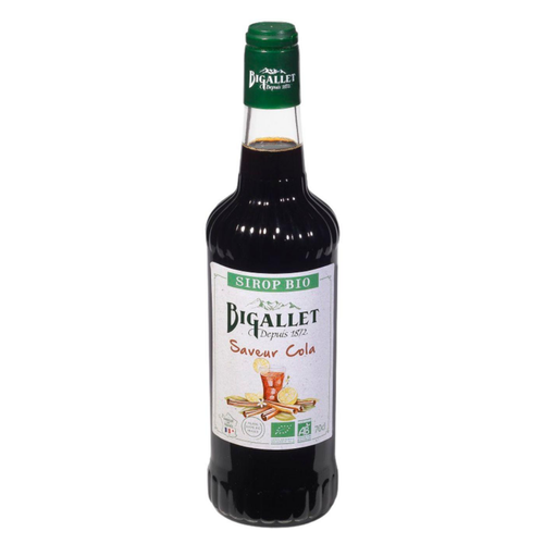 Visuel 1 du produit Sirop de cola bio Bigallet - 70 cl
