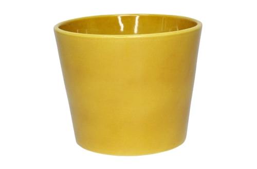 Visuel 1 du produit Cache-pot pour aromatiques coloris rose en céramique - Ø 11 x 10 cm