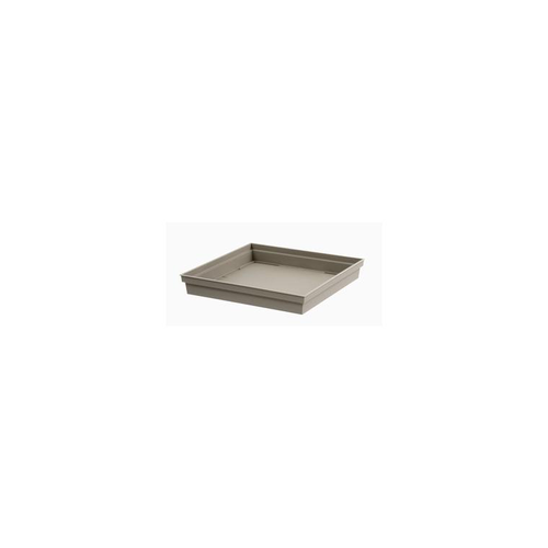 Visuel 1 du produit Soucoupe Toscane carree Taupe L32,6x l32,6x H4 cm