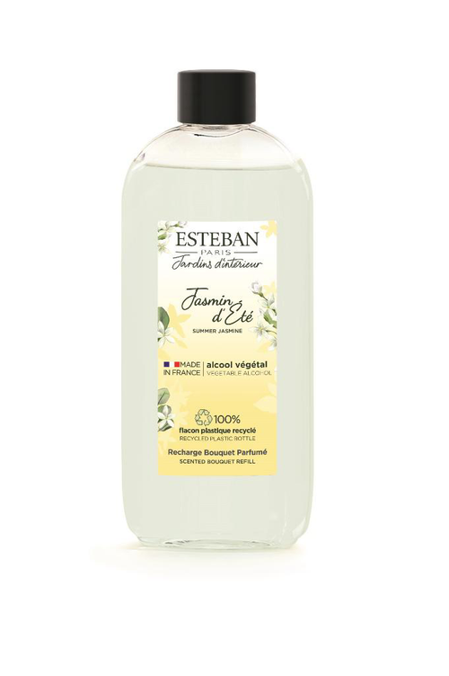 Visuel 1 du produit Recharge pour bouquet parfumé Esteban parfum Jasmin d’été - 200 ml