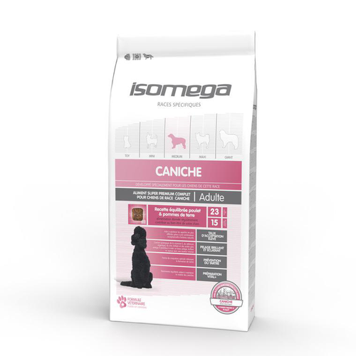 Visuel 1 du produit Croquette pour chien adulte Caniche Isomega - 4 kg