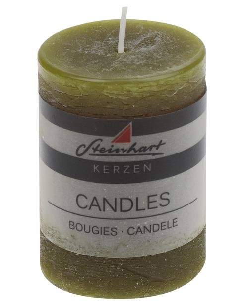 Visuel 1 du produit Bougie cylindrique roseau Rustique petit modèle - Ø 5,8 x H 8 cm