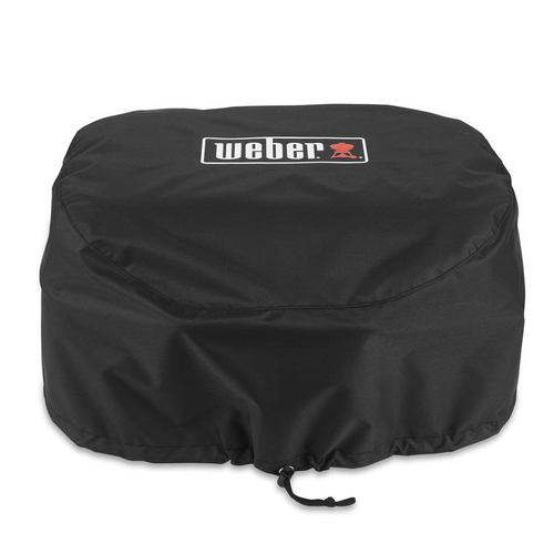 Visuel 1 du produit Housse premium en polyester noire pour barbecue Weber Lumin - 51,5 x 47 cm
