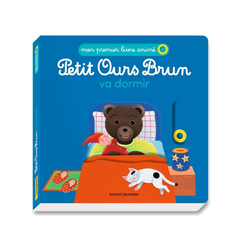 Visuel 1 du produit Livre "Petit ours brun va dormir" aux Éditions Bayard collection Mon premier livre animé