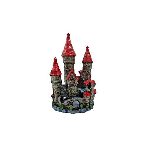 Visuel 1 du produit Déco Led Bulles Château Résine 11x12x21 cm