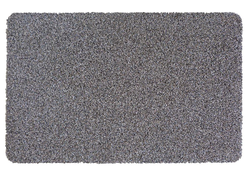 Visuel 1 du produit Tapis grattoir en tissu polypropylène gris Sweetsol Teresa chocolat - 80 x 50 cm