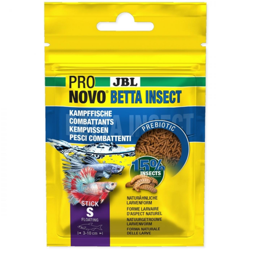 Visuel 1 du produit Aliment pour betta à base d'insectes JBL ProNovo Stick - 10g/20ml